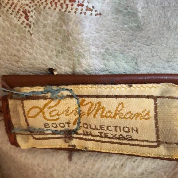 Larry Mahan Vintage Western Full Quill Ostrich Boots - Picture 15 of 15